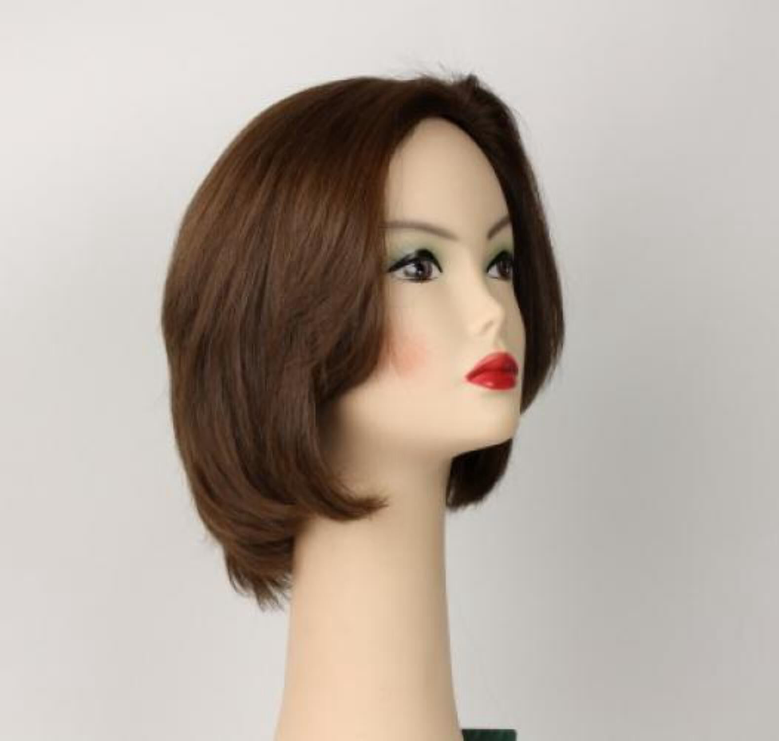 European Human Hair Freeda Wig Medium-Light Brown Dorothy Size X-Large