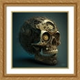 thumbnail image 2 of Maki 15x15 Gold Ornate Wood Framed With Double Matting Wall Art Titled - Thinking Like Clockwork I, 2 of 6