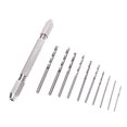 thumbnail image 4 of Precise Hand Drill, Easy Hold 2 Collet Design Double Hand Drill 3 Jaw Collet  For Handicraft For Watch Making For Jewelry, 4 of 8