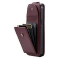 thumbnail image 3 of SaniMore for iPhone 14 Pro Max Wallet Case, Magnetic Card Pocket Flip Kickstand Removeable Crossbody Lanyard Shockproof Anti-fall PU Leather Anti-scratch for Girls Women Business Shell, Winered, 3 of 13