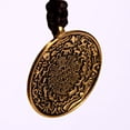 thumbnail image 4 of amulèto de budismo tibetano hecho , collar con colgante de amulèto en apariencia de ocho diagramas de cobre de , espalda , 3,3 cm perfke Decoración del interior del automóvil, 4 of 9