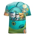 thumbnail image 6 of The Octonauts Womens T-Shirt Round Neck Short Sleeve Tee Shirts Summer Breathable Tops Blouse 2XL, 6 of 8