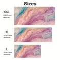 thumbnail image 7 of UPCEED Marble Mouse Pad Pink and Blue Mouse Pad 31.5"x11.8" HD Printed Non-Slip Stitched Edges Desktop Mat, 7 of 7