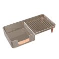 thumbnail image 2 of Bathroom Organizer Storage Rack Countertop Storage Shelf Vanity Tray Vanity Shelf Bathroom Organizer Countertop for Living Room Bathroom Orange, 2 of 8
