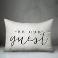 thumbnail image 2 of Creative Products Be Our Guest Script White and Black 14x20 Indoor / Outdoor Pillow, 2 of 2