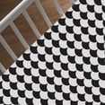 thumbnail image 3 of Lolli Living Kayden Collection Fitted Crib Sheets - Black Scallops, 3 of 3
