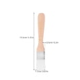 thumbnail image 2 of GAXIRE 6Pcs Small Touch Up Paint Brush Light Brown Rectangular Handle 13.50x1.70x0.50in, 2 of 6
