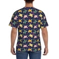 thumbnail image 3 of Bixox Men's Turtle Printed Short Sleeve Skinny Athletic T-Shirt, 3 of 6