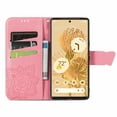 thumbnail image 5 of TECH CIRCLE For Google Pixel 9 Pro/Pixel 9 Case,Butterfly Embossed PU Leather Anti-Scratch Folding Wallet Case Card Slots Elegant Stylish Shockproof Cover for Google Pixel 9 Pro/Pixel 9,Pink, 5 of 9