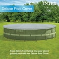 thumbnail image 6 of Intex UV Resistant Debris Cover for 18' Intex Ultra Frame Swimming Pools, Gray, 6 of 7