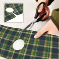 thumbnail image 6 of Yayeee Faucet Mat for Kitchen Sink 30" Diatomite Long Splash Guard Pad, Green Yellow Plaid Pattern, 6 of 7