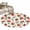 White, variant on Area Rug for Living Room, Red Strawberry Non-Slip Indoor Large Carpet for Bedroom/Dining Room, Summer Fruits Farmhouse Leaves Floral Retro Washable Low-Profile Floor Mat Runner Rugs - 2.7 x 5 Ft