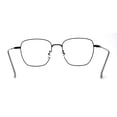 thumbnail image 4 of Classic Rectangle Retro 90s Nerdy Metal Rim Sunglasses Black Clear, 4 of 4