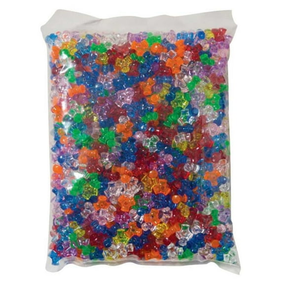 Creativity Street Tri-Beads, Assorted Colors, 3/8", 1000 Pieces