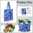 thumbnail image 2 of Abstract Paisley Art Foldable Shopping Bag - Durable Reusable Tote with Colorful Geometric Patterns, 2 of 5