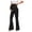 Black, variant on Yoga Pants for Women Maternity Wide Leg Bell Bottom Yoga Pants High Waisted Buttery Soft Stretchy Breathable Workout Trousers Women's Leggings