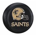 thumbnail image 1 of New Orleans Saints Black Tire Cover, 1 of 1