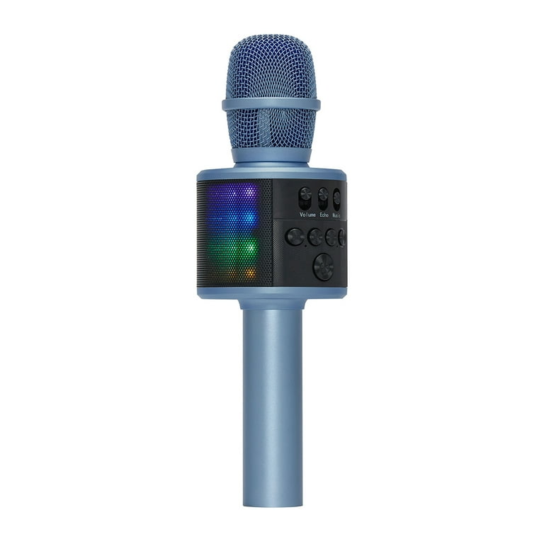 Core Innovations Wireless Bluetooth Karaoke Microphone with LED