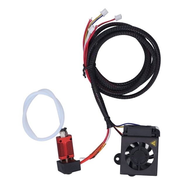 Kit de actualización de hotend para impresora 3D, bloque calefactor de boquilla de hotend de larga distancia y juego de tubos para Ender 3