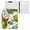 Watercolor Tropical Leaves, variant on Hard Shell Ring Binder With Clip Holds 200 Sheets Office Home Organization Green Leaves Lemmon