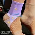 thumbnail image 3 of Orthopedic Support Socks for Plantar Fasciitis Relief - Breathable Nylon Compression Socks with Ankle Support, Non-Slip Grip - Ideal for Running, Fitness, Basketball - 1 Pair, 3 of 3