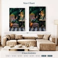 thumbnail image 4 of Elephant Stock Tea Time Wall Art - Vertical Canvas Wall Art - Living Room Wall Decor - Animal Canvas - Gray And Orange Decor By Erika c. Brothers - 32" x 48", 4 of 8