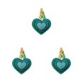 thumbnail image 1 of Langgg Keyring Keyholder DIY Small Decorative Purse Pendent Multipurpose Sweet Gift Workmanship Bag Decor Heart Keychain Green 3Set, 1 of 6