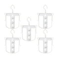 thumbnail image 3 of 5 perchas con capucha para secar ropa, antideslizantes. Blanco, 3 of 9