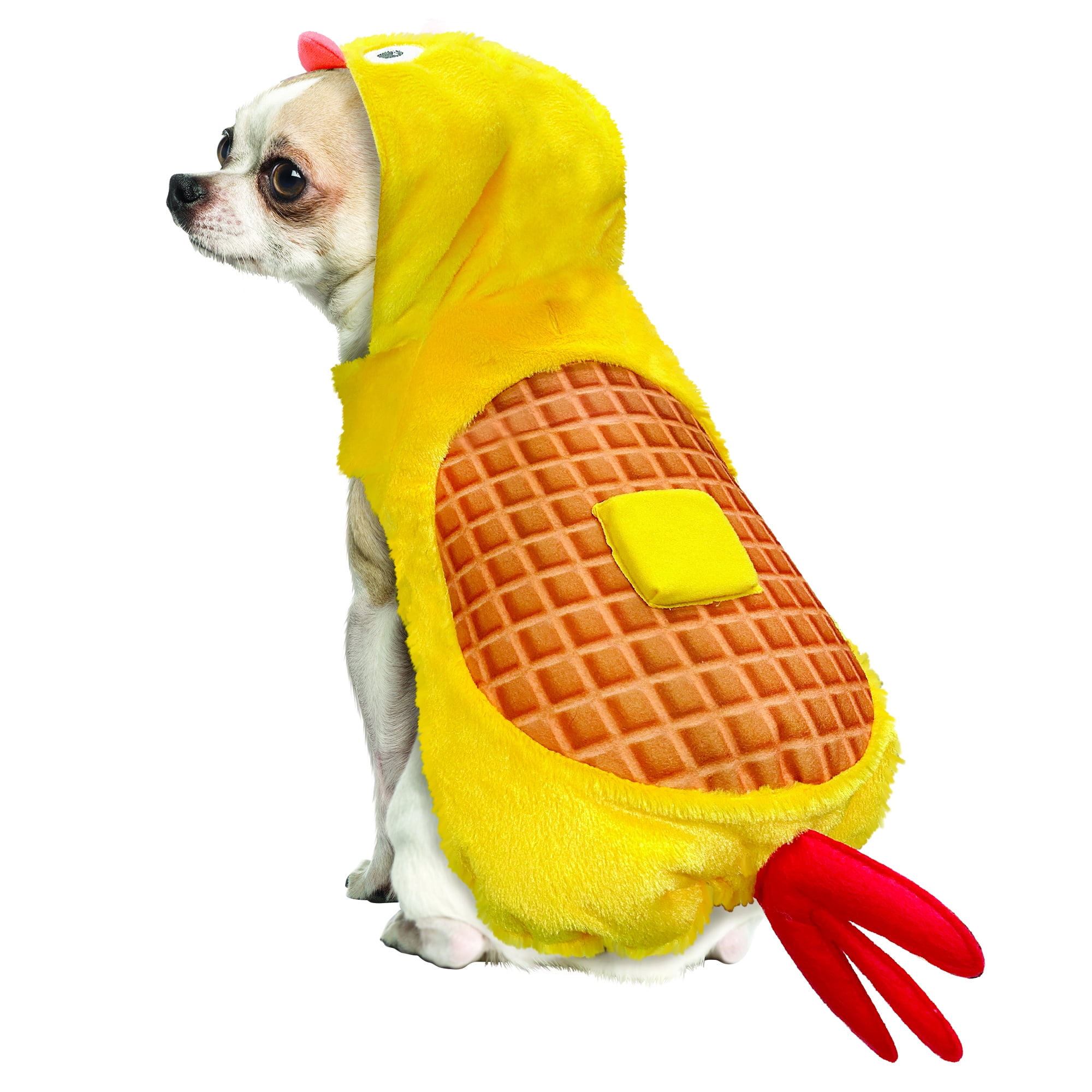 Way to Celebrate Halloween Chicken And Waffle Costume For Dogs, XSmall