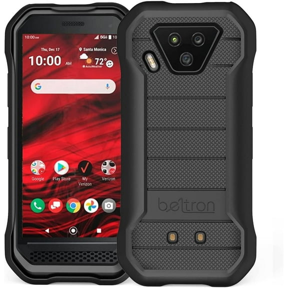 BELTRON DuraForce Ultra 5G Heavy Duty Case, Armor Case with Reinforced Technology for Kyocera DuraForce Ultra 5G UW E7110 Verizon - Black