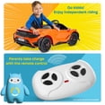 thumbnail image 6 of Kidzone 12V Licensed McLaren 765LT Kids Ride On Sports Car Electric Vehicle Vehicles with 2 Speeds, Parent Control, Smooth Start, Suspension, Hydraulic Doors & Hidden Training Wheels - Gray, 6 of 6