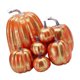 thumbnail image 3 of 7 Calabazas Artificiales de Espuma Strade Fareast Limited Naranja Intenso, 3 of 5