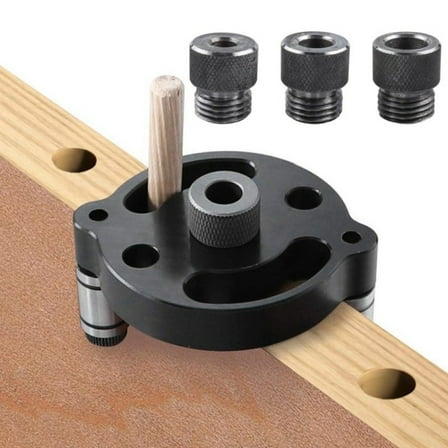 Woodworking Pocket Hole Jig 6/8/10mm Self-centering Vertical Doweling Jig Drill Guide Locator Hole Puncher Carpentry Tools Measuring Tool
