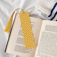 thumbnail image 4 of Kdxio Cute Bee Butterfly Yelllow Print Metal Tassel Bookmarks,Perfect Gift for Art Lovers and Bookworms Metal Bookmarks for Women, 4 of 8