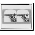 thumbnail image 2 of Historic Framed Print, U.S. soldiers fording a river in the Philippine Islands, 17-7/8" x 21-7/8", 2 of 9