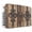 Brown, variant on Teal Beige Ombre Indoor Air Conditioner Cover, Double Insulated AC Covers for Inside, Moire Modern Abstract Art Geometric Waterproof Window Air Conditioner Covers with Elastic Straps 17"Lx13"Wx3.5"D