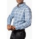 thumbnail image 4 of Camisa Hombre Casual Cuadros Azules, Gris, Negros Moon & Rai, 4 of 6