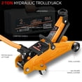 thumbnail image 2 of 2 Ton Low Profile Steel Hydraulic Trolley Workshop Floor Jack Car Lift Garage OG, 2 of 9