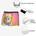 thumbnail image 5 of Kdxio Men's Boxer Briefs with A Funny Cat Print - Comfortable and Breathable Underwear for Everyday Wear, 5 of 7