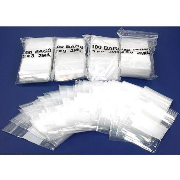 SE Self Locking Bag 2MIL, 2" X 3" (500 PK)
