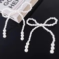 thumbnail image 5 of Moonsky 6PCS Pearl Bow String Cake Toppers with Pearl Decor for Wedding Party White 6PCS, 5 of 7