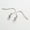 Platinum, variant on 100X Brass Earring Hooks 19x18mm Ear Wire Fish Hooks for Jewelry Making-Gunmetal