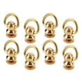 thumbnail image 4 of Button Studs Rivets,12 Sets D Ring Brass Ball Studs Rivets D Ring Rivets Smooth Operation, 4 of 9
