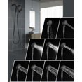 thumbnail image 4 of Alcachofa de ducha INAVAMZ 2 en 1 con combinación portátil de 2,5 GPM, color negro, 4 of 7