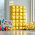 thumbnail image 5 of LQQBOX Gold Square Foil Balloon Wall,25Pcs Double Sided Balloons Backdrop Helium Polyester Film Balloon Tunnel Arch Garland Kit for Birthday Bridal Anniversary Baby Shower Party Decorations, 5 of 7