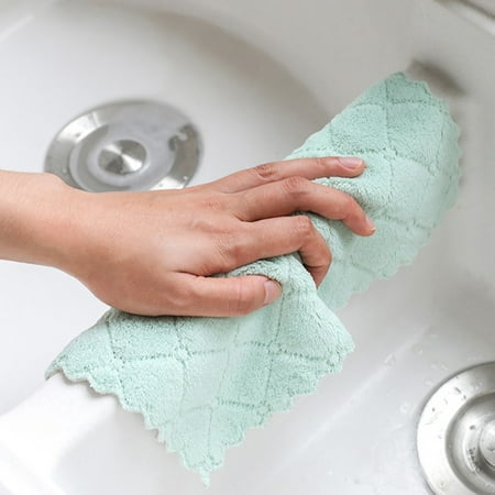 washing rag tablecloth absorbent towel cloth dish plate clean kitchen water aofa cheers