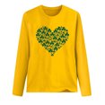 thumbnail image 4 of FAIWAD Hauts de la Saint-Patrick pour Femmes à Manches Longues, Col Rond, Imprimés, Décontractés, Tuniques Grande Taille, 4 of 4