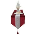 thumbnail image 2 of Table Runner Diamante Strip Classic Table Runner with Tassels for Dining Kitchen Dresser Decor, 2 of 5