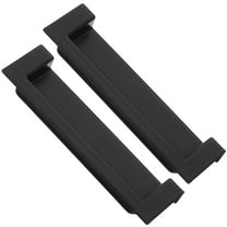 WHAMVOX 2 Pcs Sliding Door Concealed Handle Knobs Black Drawer Handles