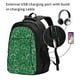 thumbnail image 2 of Balery Soccer Mochila con carga USB para hombre y mujer - Mochila impermeable y antirrobo para laptop con puerto USB para viajes, trabajo, 2 of 7
